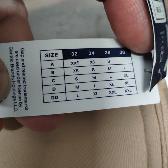 Gap Body NWT Size 36D (XL) Beige Everyday Multiway Underwire Padded Bra - Picture 9 of 9